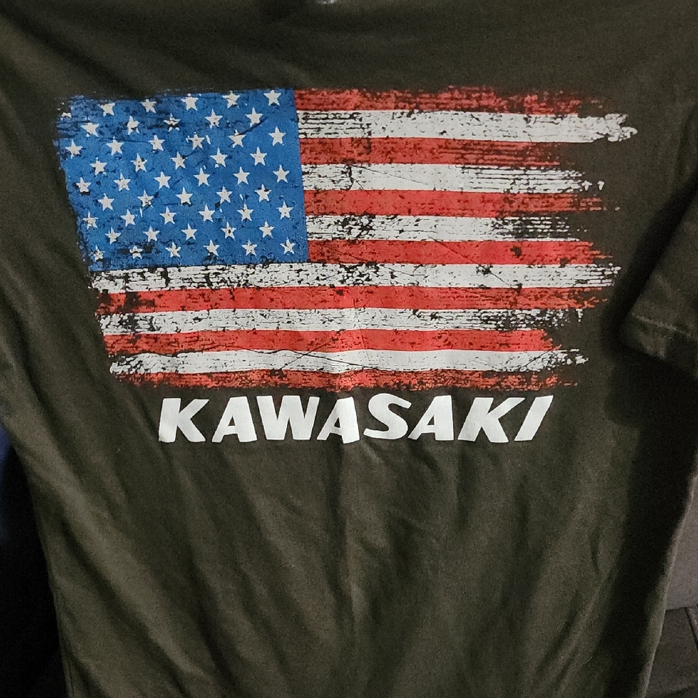 Kawasaki Women's Short Sleeve Tee - Olive Green